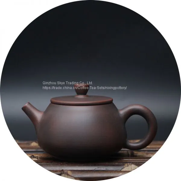Teapot Nixing Pottery Teapot Hand Painting Tea Ware Money Comes Everyday Tea Set photo-3