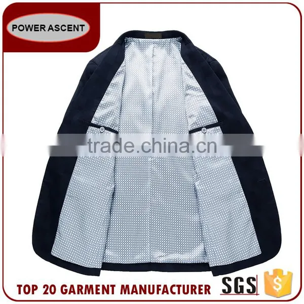 Hot Sale Oem Men Fashion Checked 2 Button Suits Jacket Blazer Suit For Men photo-3