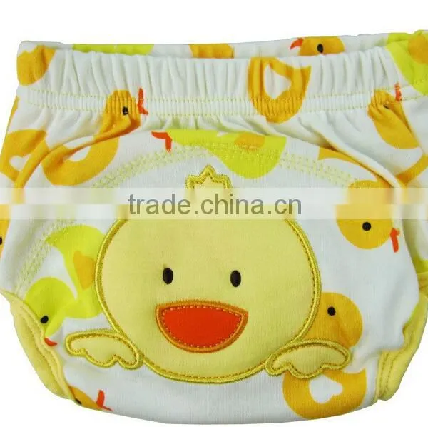 100% Cotton Embroidery Animal Patterns Baby Trainer Potty Training Pants photo-5