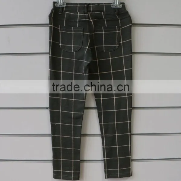 Cotton Spandex Terry Fabric Children Girl Pants for Outerwear photo-2