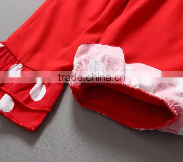 Wholesale Reindeer Cotton Toddler Baby Girls Christmas Outfit photo-6