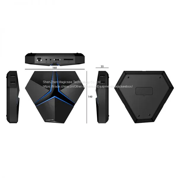 Magicsee Iron+ Amlogic S912 Octa Core 3G 32G Android 7.1 TV Box 2.4G/5.8G Wifi Suppot OTA Update Lan 1000M BT4.1 4K Medi photo-2