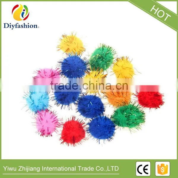 20mm Handmade Art Toys Chenille Stems Bendaroos Christmas Plush Ball Hair Root Diy Children Toys Gifts photo-5