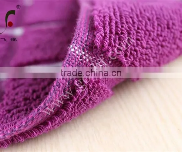 Plush Grid Pattern 100% Cotton Bath Mat photo-4
