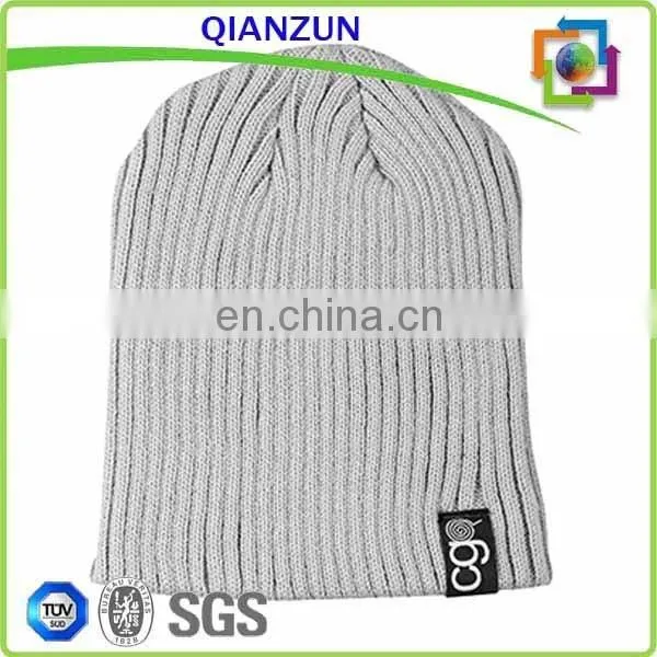Mens Long Hat Beanie Plain Acrylic Beanie Caps/Hat photo-6