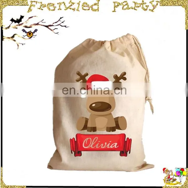 New Christmas Drawstring Santa Sack FGCS-0207 photo-5