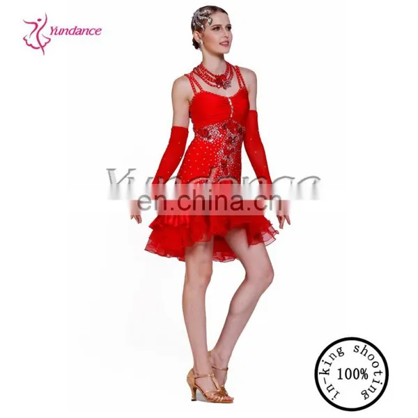Latin Dress Professional Belly Dance Costume L-1365 photo-6