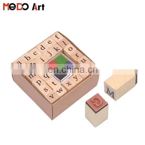 2017 Hot Sales Custom Kids Rubber Stamp Letters Embossing Stamp Kit photo-4