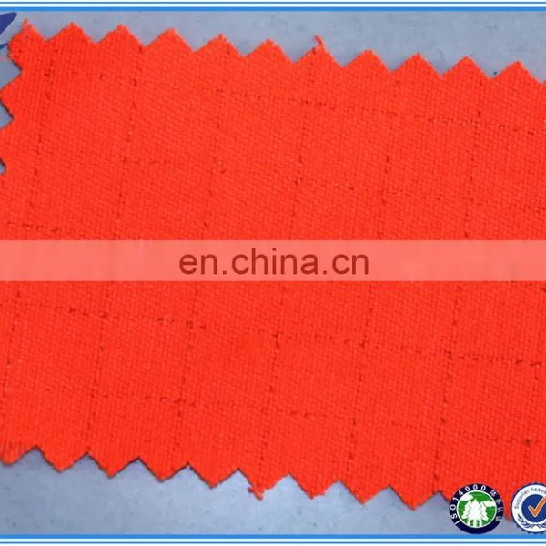 Yarn FR 93% Meta Aramid 5% Para Aramid 2% Antistatic 150gsm Inherently Flame Retardant Fabric