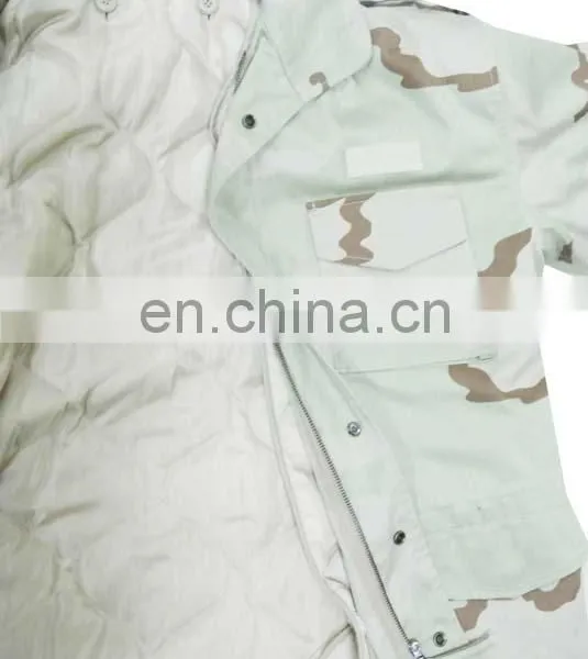 Wholesale Desert Camouflage Custom Bomber M65 Army Jacket for Winter for Men photo-5