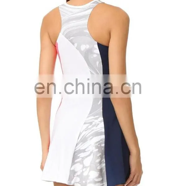 China Manufacturer Custom Women Netball Dress Sublimated photo-2