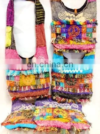 Canvas Bags for Embroider Canvas Lady Gaga Style Handbags
