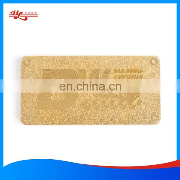 Metal Etched and Embossed Desk Nameplate photo-6