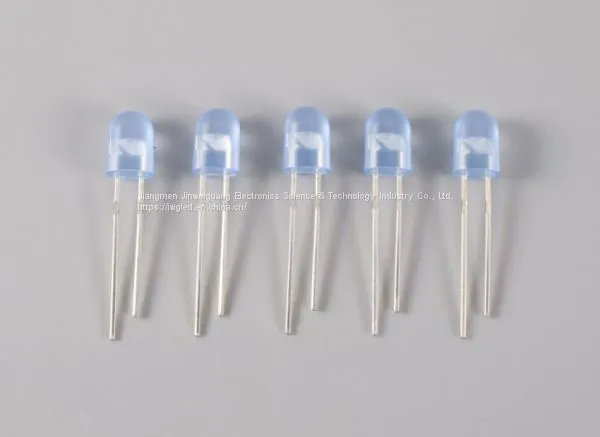 5mm Oval Blue Light Ultra Brightness Diffused Lens Led for Display Screen photo-2