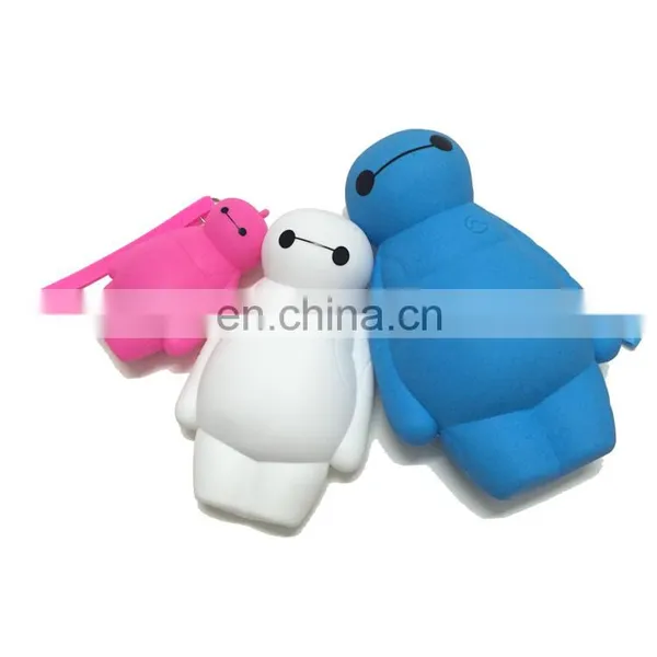 Cute Kawaii Baymax Shape Car Key Holder Promotion Girls Wallet Wristlet Fashion Ladies Mini Coin Purse photo-4