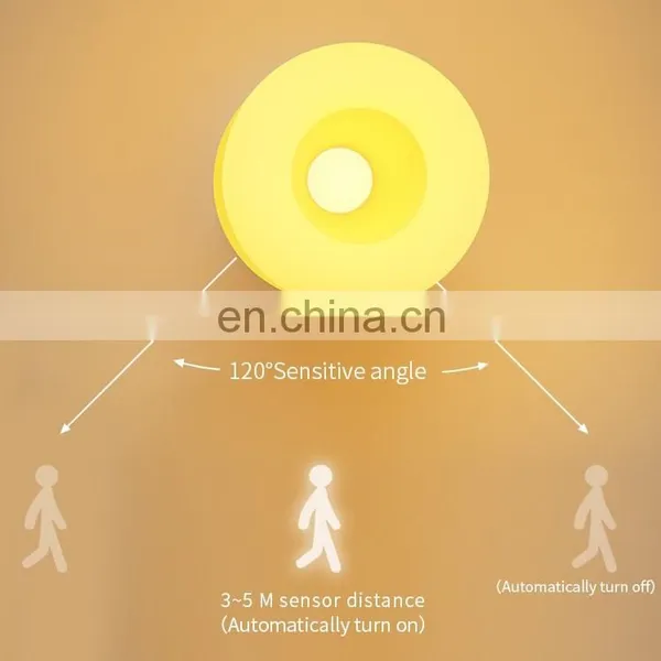 Decorative Indoor Touch Sensor Wall Light USB Charging Body Induction Stair Step LED photo-3