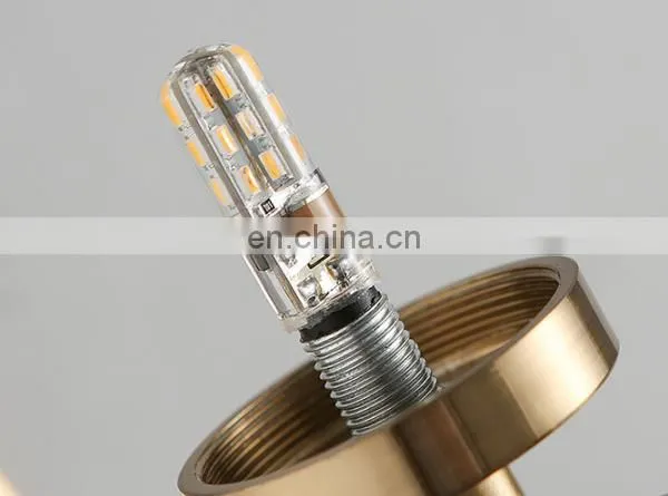 Modern Gold New Design Home Decoration Simplicity Glass Ball Bed Side Wall Lamp photo-3