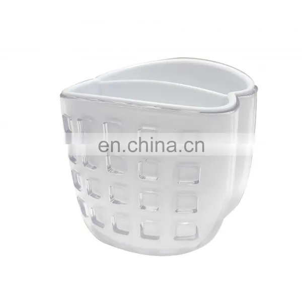 Hot Selling Kitchen Plastic Sink Saddle Drain Hanging Sponge Storage Basket Sink Accessories
