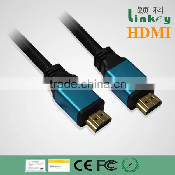 [Aluminum Alloy HDMI ] High Speed 24k Gold Plated HDMI Cable With Ethernet, Ver.hdmi 1.4 1.8m Hdmi Cable