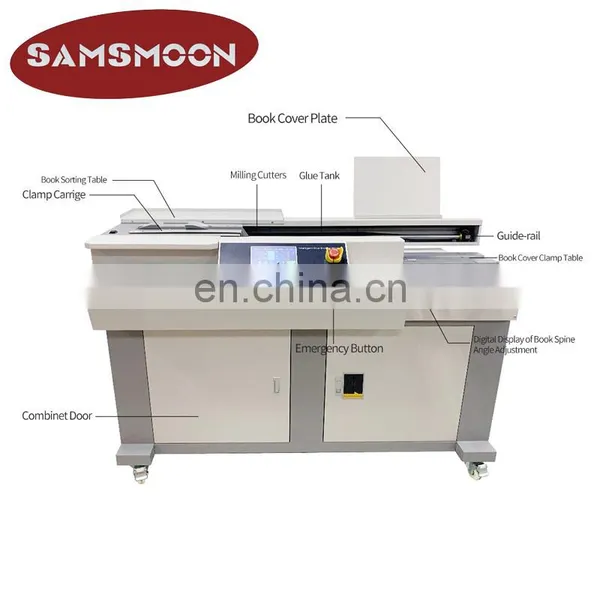 Top Quality Semi-Automatic Large Glue Tank A3 Perfect Exercise Book Hot Glue Binding Machine photo-5
