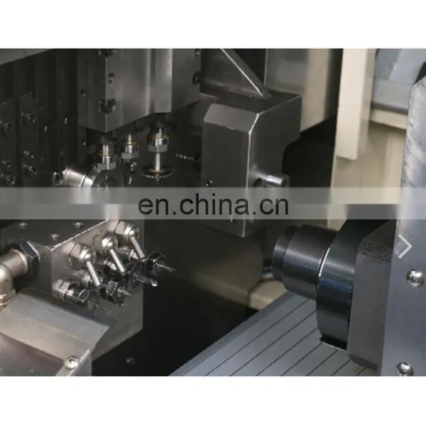 China Hot Sell High Quality B13 Swiss Type 5 Axes Cnc Lathe With Dual Spindle photo-3
