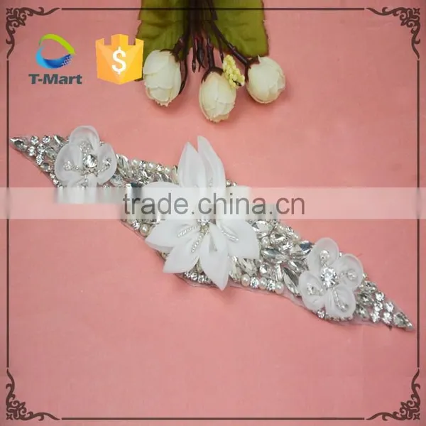 Boutique Beaded Applique Embroidered Beaded Stone Applique photo-2