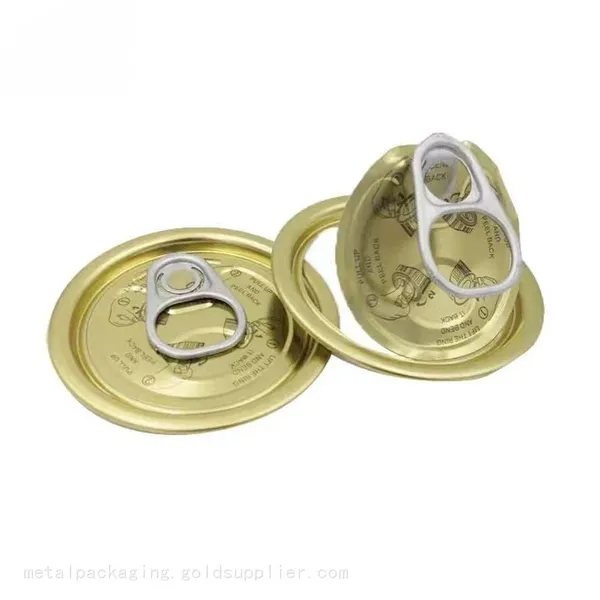 Промышленный лицевой лист с легкодоступным дном и жесткой крышкой для металлических банок