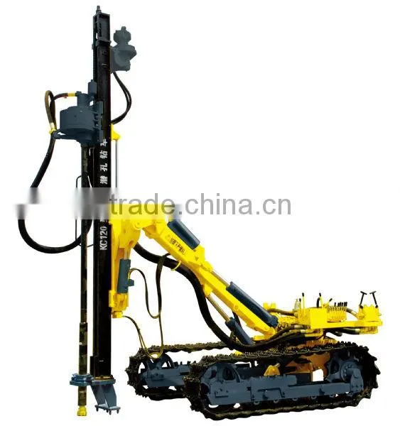 KC120 Crawler Blasthole Drill Rig 25m Depth Crawler Drilling Rig