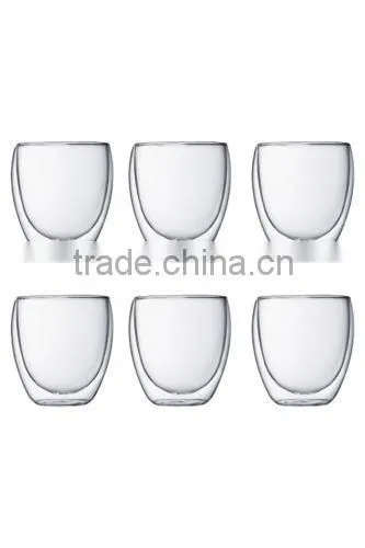 Prevent Cracking Double Wall Glass Cup Coffee Glass Cup Quality Choice photo-3