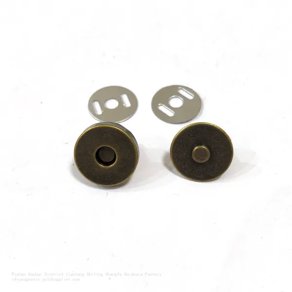 14MMordinary Green-colored Magnetic Button photo-3