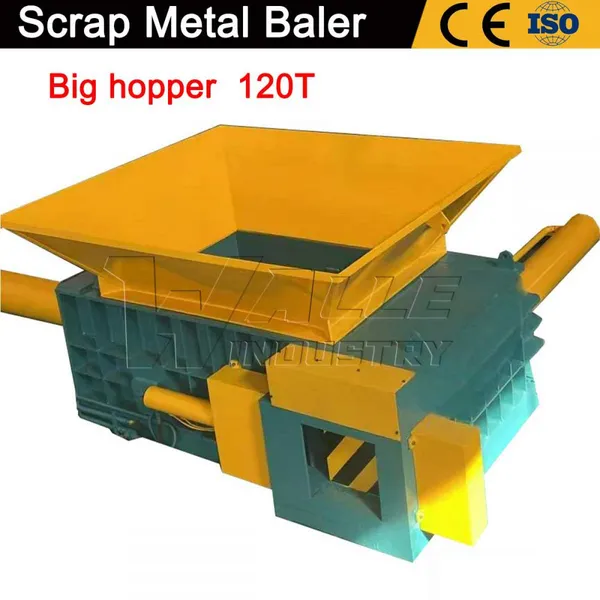 Waste Paper and Cardboard Recycling Equipment Manufacturer Plastic Baler Hay Compressing for Industry