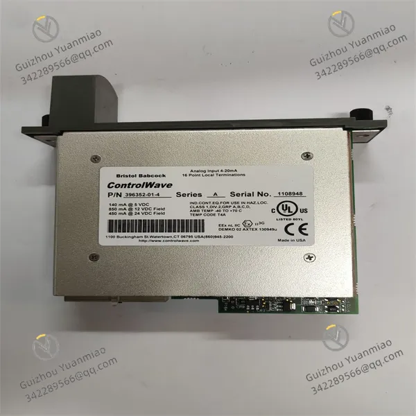 Bristol Babcock 396352-01-4 Analog Input Module photo-2