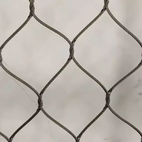 Stainless Steel Rope Mesh Compatible With Standard Mounting Hardware for Versatile Fencing Systems photo-2