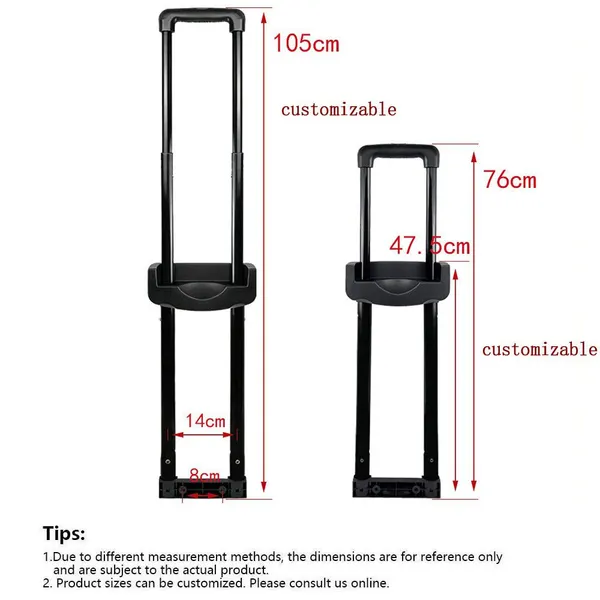 Customized Aluminum Alloy Telescopic Pull Rod for Energy Storage Power Equipment Available Various Colors photo-4