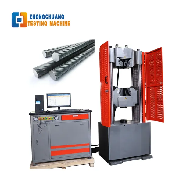 Zhongchuang WAW-1000D Computer Controlled Electro-hydraulic Servo 1000kN Rebar Tensile Testing Machine photo-4