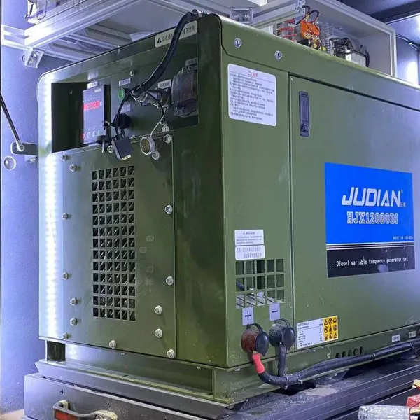 judian 10kw diesel silent vehicle-mounted variable-frequency low-temperature generator set hjx12000di