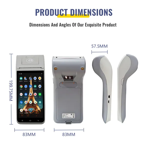 ZONS Z91 Smart Android POS Mobile POS Machine Manufacturer With 5.5