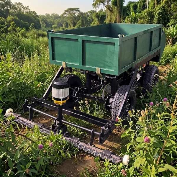 Electric Remote Control Brush Cutter Machine with Range Extender for Orchard Grass Management