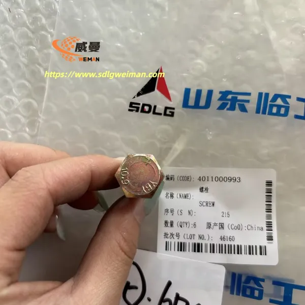 ORIGINAL SDLG BOLT 4011000993 APPLY FOR SDLG MOTOR GRADER G9180 G9190 G9200 photo-3