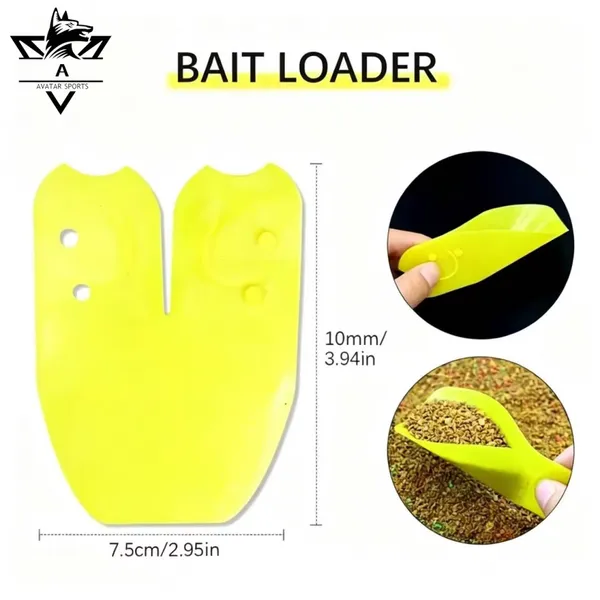 Wholesaler Water Soluble Bait Loader PVA Bag Bait Quick Spoon Carp Fishing Accessories Feeder Fishing Tool photo-2
