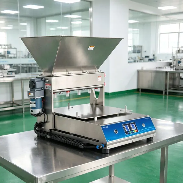 SN-QDMECH Table Top Cake Batter Depositing Machine Automatic Commercial Cupcake Muffin Filling Machine photo-5