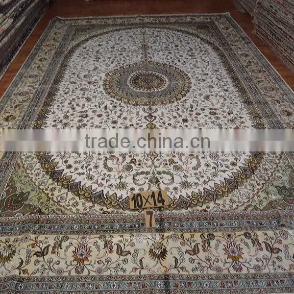 Hot Sale Double Knots 4'x6' Hand Made Hand-knotted Cotton Rag Rug
