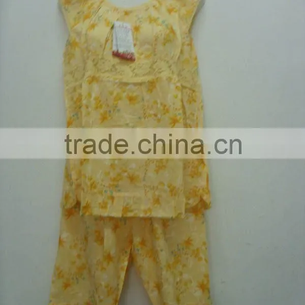 1.64USD Stock Silk Pajamas Sleepwear(kcsy004-2)