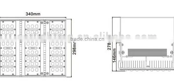 High Quality 90W Led Tunnel Light Bridgelux Led Chip Mean Driver Tunnel Light Module photo-2