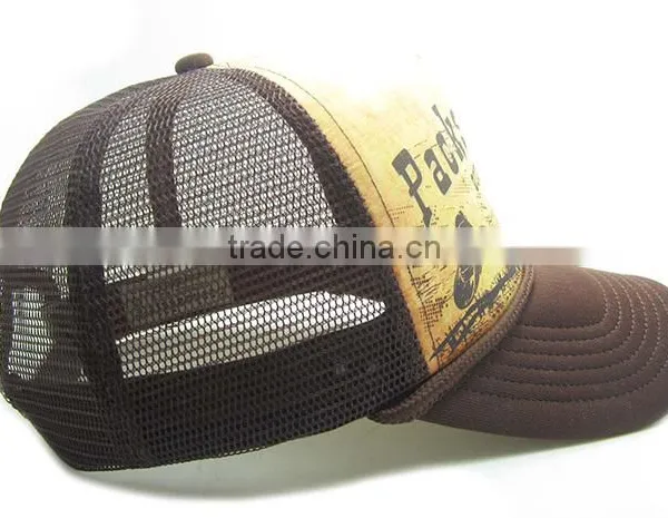 Printed Design Customize 5 Panel Mesh Trucker Baseball Cap and Hats photo-6