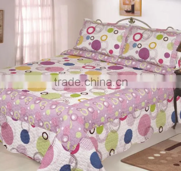 Top Quality 80GSM Microfiber Handmake/patchwork Quilt photo-3