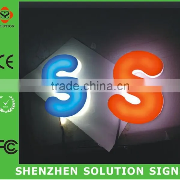 Outdoor Illuminate Business Name Street Sign photo-4
