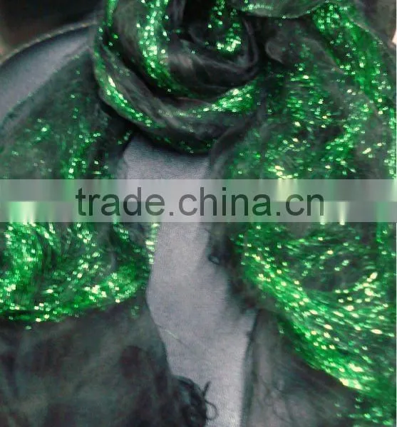 Silk With Lurex Scarves & Stoles