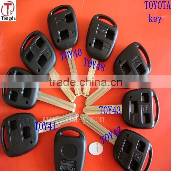 Tongda High Quality 4 Button Key Shell (TOY43 Blade) for Toyota photo-6