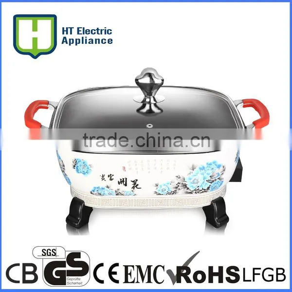 Ceramic Deep Frying Pan Ceramic Bread Pan Electric Hot Pan photo-2